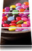 Schokolade Smarties Süßigkeiten Leinwandbild 3 Teilig