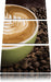 Coffee Cappuccino Kaffee Nachmittag Leinwandbild 3 Teilig