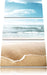 Sonnenschein Beach Strand Himmel Leinwandbild 3 Teilig