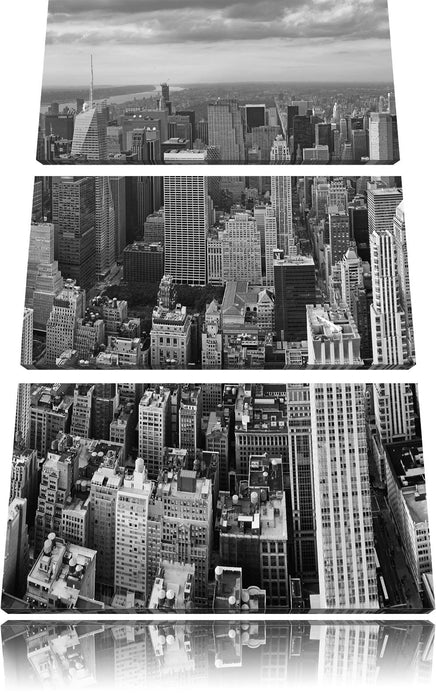 New York Skyline Leinwandbild 3 Teilig