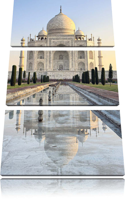 Taj Mahal Leinwandbild 3 Teilig