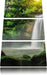 Wasserfall Leinwandbild 3 Teilig