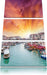 Venedig Fluss Häuser Leinwandbild 3 Teilig