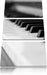 Elegantes Klavier Leinwandbild 3 Teilig