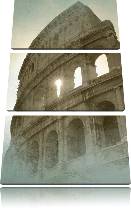 Kolosseum Rom Leinwandbild 3 Teilig