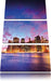 Skyline New York Leinwandbild 3 Teilig