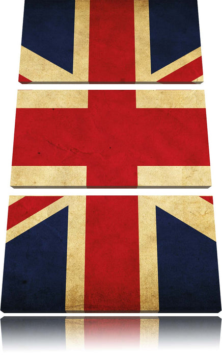 Großbritannien Flagge Leinwandbild 3 Teilig