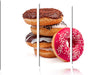 Süße Donuts Leinwandbild 3 Teilig