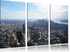 New York City Panorama Leinwandbild 3 Teilig