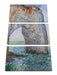 Claude Monet - Die Manneporte bei Étretat Leinwanbild 3Teilig