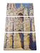 Claude Monet - Kathedrale von Rouen III Leinwanbild 3Teilig