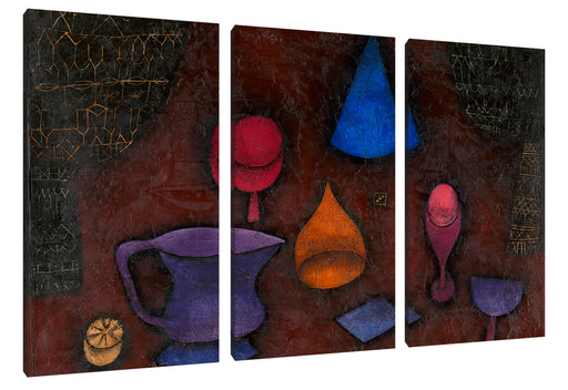 Paul Klee - Stillleben Leinwanbild 3Teilig