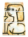 Paul Klee - Mädchen in Trauer Leinwanbild 3Teilig