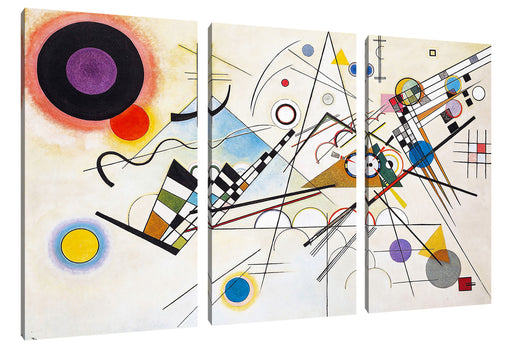 Wassily Kandinsky - Komposition Leinwanbild 3Teilig