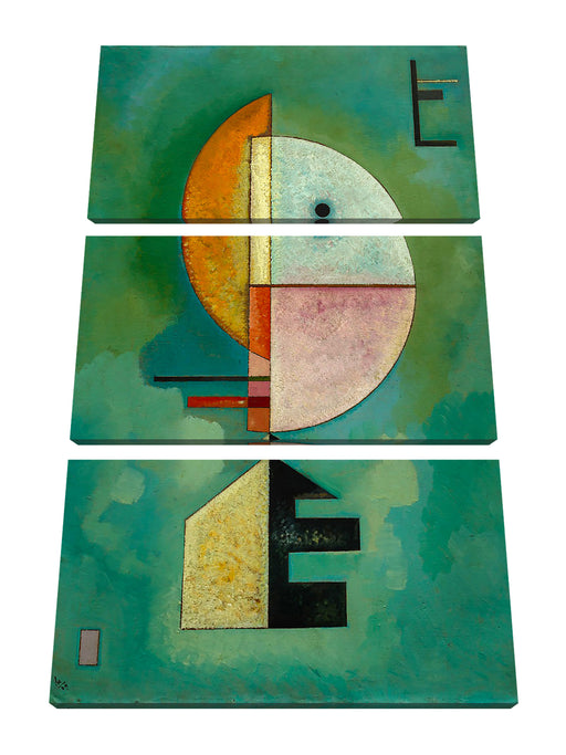 Wassily Kandinsky - Empor Leinwanbild 3Teilig