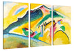 Wassily Kandinsky - Herbstlandschaft Leinwanbild 3Teilig