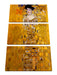 Gustav Klimt - Adele Bloch-Bauer I Leinwanbild 3Teilig