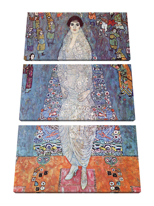 Gustav Klimt - Elisabeth Lederer Leinwanbild 3Teilig