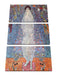 Gustav Klimt - Elisabeth Lederer Leinwanbild 3Teilig