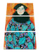 Gustav Klimt - Johanna Staude Leinwanbild 3Teilig