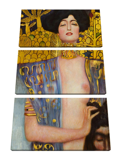 Gustav Klimt - Judith I Leinwanbild 3Teilig