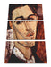 Amedeo Modigliani - Portrait von Celso Lagar Leinwanbild 3Teilig