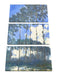 Claude Monet - Pappeln an der Epte III  Leinwanbild 3Teilig