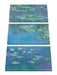 Claude Monet - Seerosen  IX Leinwanbild 3Teilig