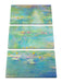 Claude Monet - Seerosen  X Leinwanbild 3Teilig
