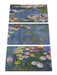 Claude Monet - Seerosen Leinwanbild 3Teilig