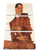 Egon Schiele - Portrait von Arthur Rössler  Leinwanbild 3Teilig