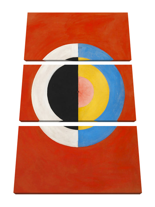 Hilma af Klint - Der Schwan II Leinwanbild 3Teilig