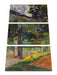 Paul Gauguin - Tahitische Landschaft  Leinwanbild 3Teilig