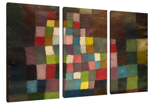 Paul Klee - Alter Klang Leinwanbild 3Teilig