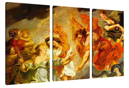 Peter Paul Rubens - Gemäldezyklus für Maria de' Medici Leinwanbild 3Teilig