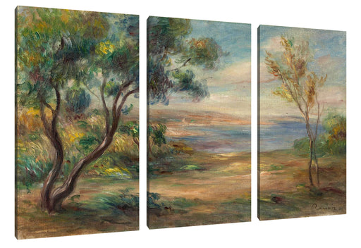 Pierre-Auguste Renoir - Bords de mer Leinwanbild 3Teilig