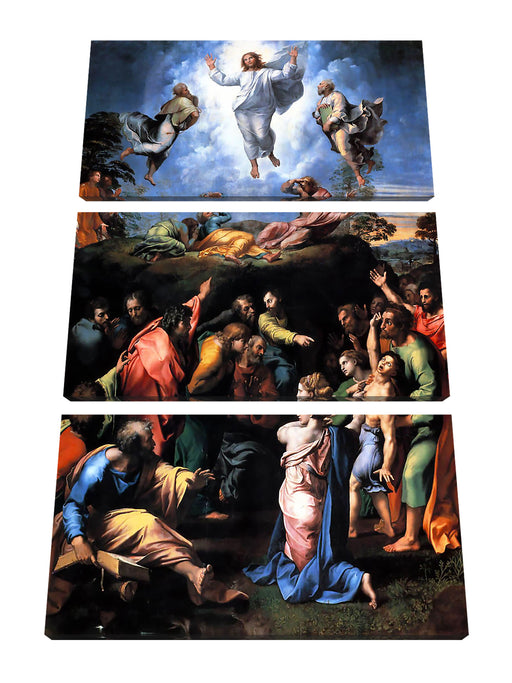 Raffael - Transfiguration  Leinwanbild 3Teilig