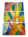 Robert Delaunay - Eiffel-Turm  Leinwanbild 3Teilig