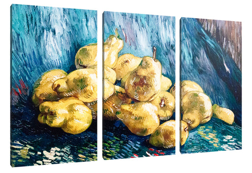 Vincent Van Gogh - Stillleben mit Birnen  Leinwanbild 3Teilig