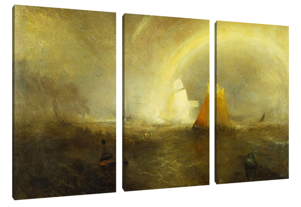 William Turner - The Wreck Buoy Leinwanbild 3Teilig