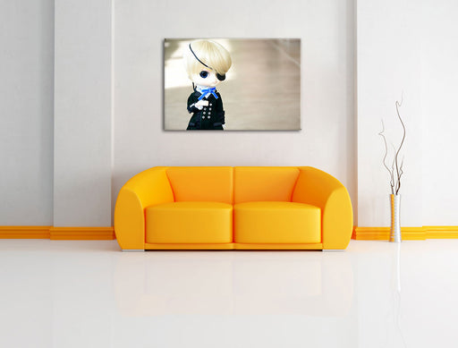 Pullip-Puppe Leinwandbild über Sofa