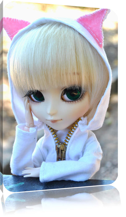 Pixxprint Pullip-Puppe, Leinwandbild
