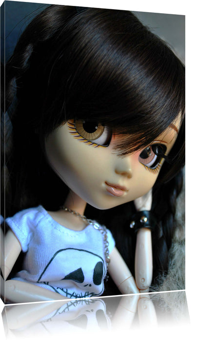 Pixxprint Pullip-Püppchen Scarlett, Leinwandbild