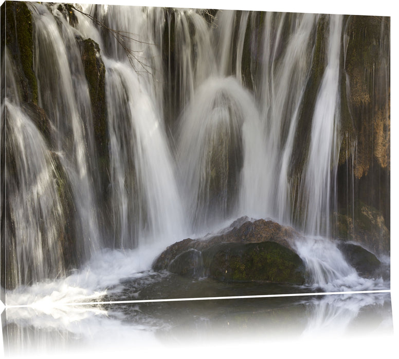 Pixxprint kleine Wasserfälle, Leinwandbild