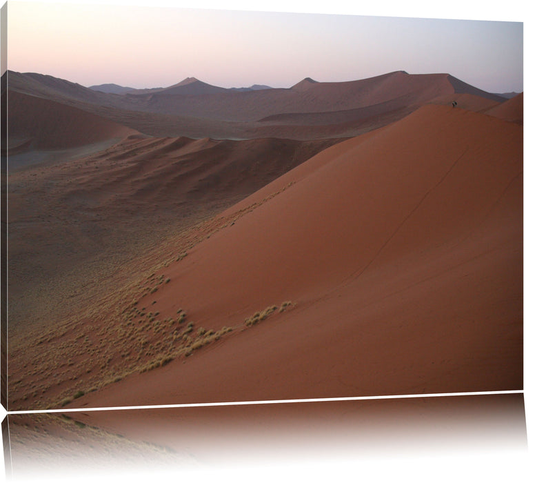 Pixxprint riesige Sandhügel, Leinwandbild
