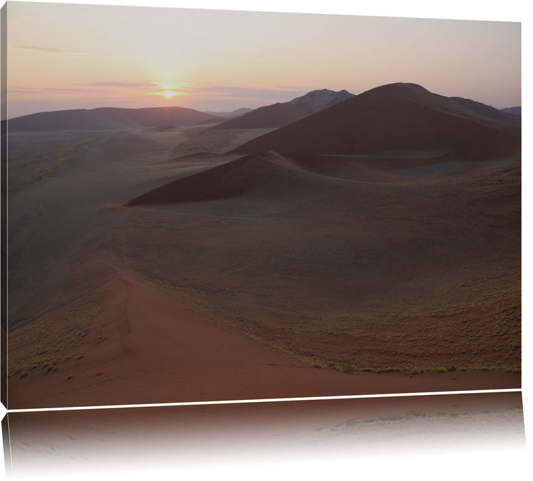 Pixxprint gewaltige Sanddünen, Leinwandbild