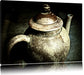 Teekanne aus Keramik Leinwandbild