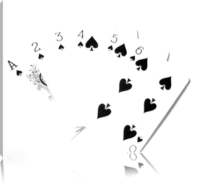 Pixxprint Pik Straße, Leinwandbild