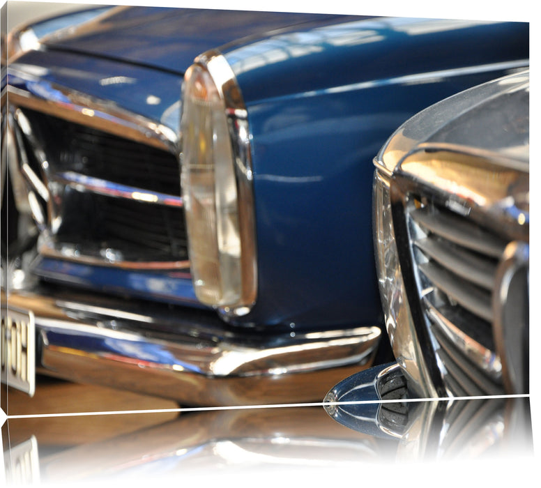 Pixxprint Wunderschöne Oldtimer, Leinwandbild