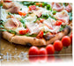 Pizza mit Parmaschinken Leinwandbild